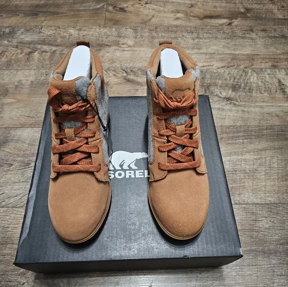 🥾Sorel Evie Ankle Lace Waterproof Boots BRAND NEW WITH TAGS Women's size 7.5 - Picture 6 of 16